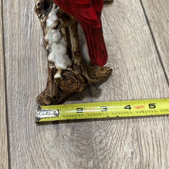 Cardinal Vintage 1970-1980 Bird Pair Snowy Branch - Picture 11 of 12